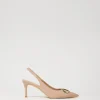 Chaussures À Talons | Escarpins Et Sandales*TWINSET Milano Escarpins Slingbacks Vernis Marron « Iced Coffee »