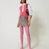 gilet_en_laine_mlange_san_2.webp Pulls Et Cardigans*TWINSET Milano Gilet En Laine Mélangée Sans Coutures Rose Cristal