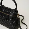 Sacs Porté Épaule | Sacs À Bandoulière*TWINSET Milano Grand Sac à Main «Cécile» Matelassé Noir