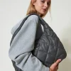 Besaces | Sacs Porté Épaule*TWINSET Milano Grande Besace Matelassée Et Rembourrée Grey Stone