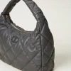 Besaces | Sacs Porté Épaule*TWINSET Milano Grande Besace Matelassée Et Rembourrée Grey Stone