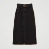 jupe_en_jean_avec_ceintur_1.webp Jupes*TWINSET Milano Jupe En Jean Avec Ceinture Denim Noir