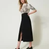 jupe_en_jean_avec_ceintur_2.webp Jupes*TWINSET Milano Jupe En Jean Avec Ceinture Denim Noir