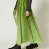 Jupes*TWINSET Milano Jupe En Tulle Avec Imprimé Dégradé Vert « Soft Lime »