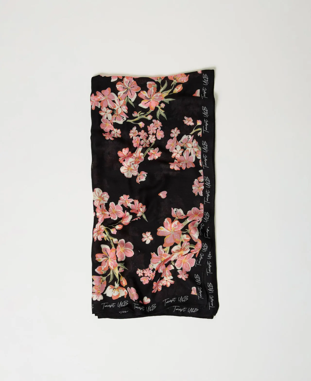 Écharpes*TWINSET Milano Keffieh Avec Imprimé Floral Multicolore Blooming
