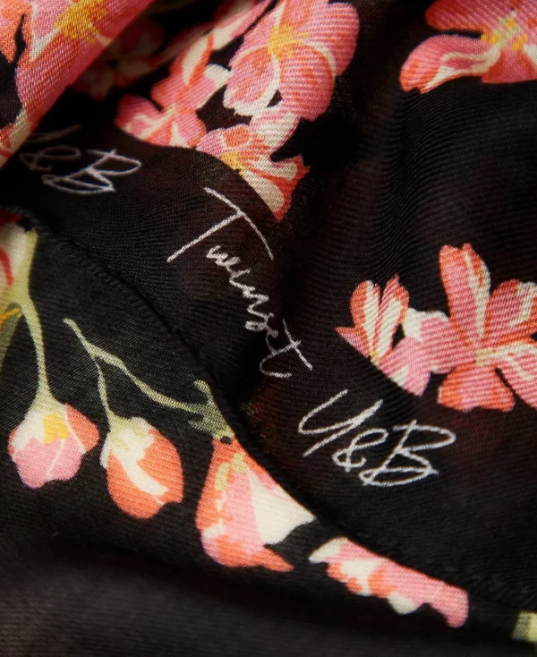 Écharpes*TWINSET Milano Keffieh Avec Imprimé Floral Multicolore Blooming