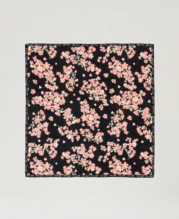 Écharpes*TWINSET Milano Keffieh Avec Imprimé Floral Multicolore Blooming
