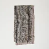keffieh_en_crpe_georgette_0.webp Écharpes*TWINSET Milano Keffieh En Crêpe Georgette Avec Imprimé Serpent Imprimé Soft Serpent