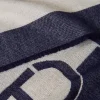 keffieh_jacquard_avec_log_2.webp Écharpes*TWINSET Milano Keffieh Jacquard Avec Logo Bicolore Blanc « White Cream »/Bleu Classique