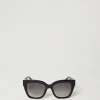 lunettes_de_soleil_ildech_0-1.webp Lunettes De Soleil*TWINSET Milano Lunettes De Soleil œil-de-chat Avec Barrette Noir