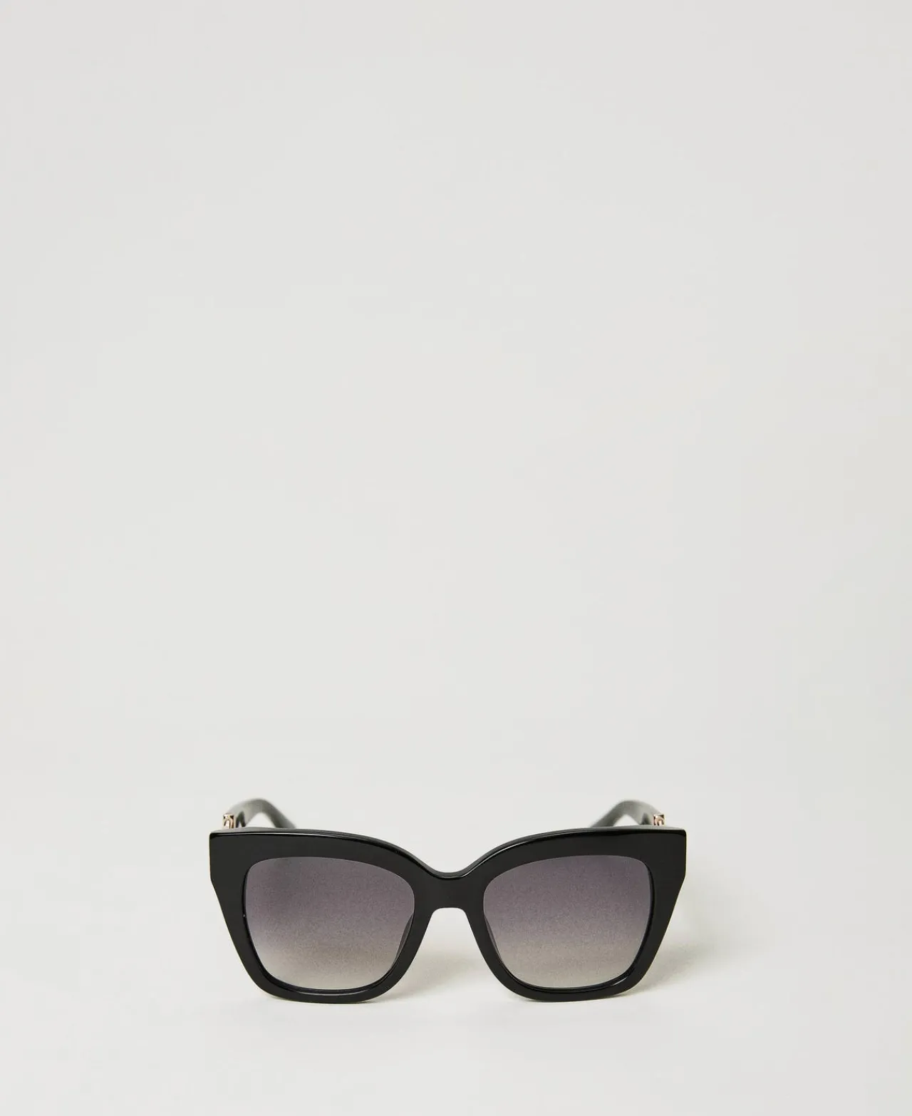 Lunettes De Soleil*TWINSET Milano Lunettes De Soleil œil-de-chat Avec Barrette Noir