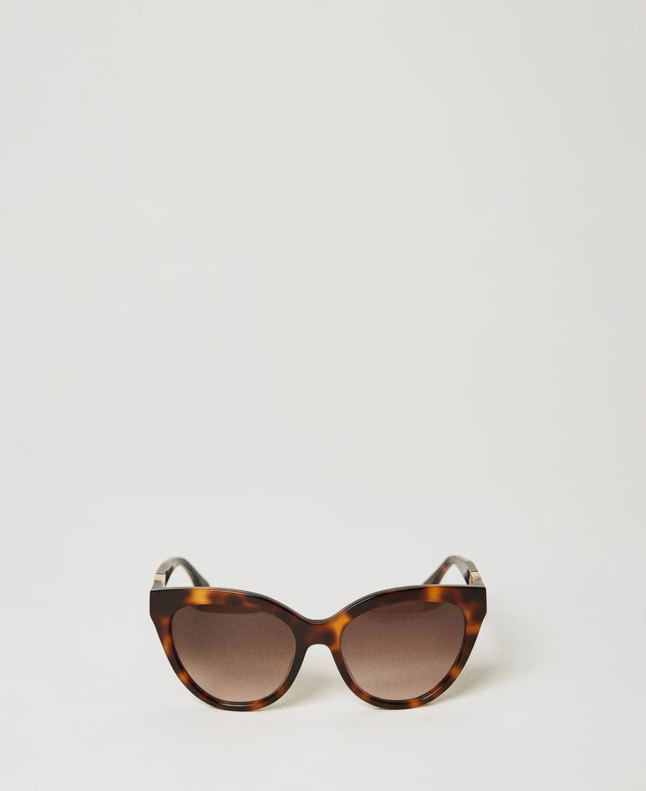 Lunettes De Soleil*TWINSET Milano Lunettes De Soleil œil-de-chat écaille De Tortue Classic Havana