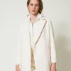 Manteaux Et Trenchs*TWINSET Milano Manteau Court En Drap Avec Strass Nacre