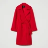 Manteaux Et Trenchs*TWINSET Milano Manteau Croisé En Drap Fiery Red