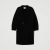 Manteaux Et Trenchs*TWINSET Milano Manteau En Fil Recyclé Bouclé Noir