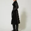 Manteaux Et Trenchs*TWINSET Milano Manteau Rembourré En Fausse Fourrure Noir
