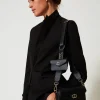 Mini Sacs | Sacs Porté Épaule*TWINSET Milano Mini Sac à Bandoulière Avec Porte-cartes Noir