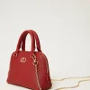 Mini Sacs | Sacs Porté Épaule*TWINSET Milano Mini Sac à Bandoulière Avec Oval T Rouge Pompéien