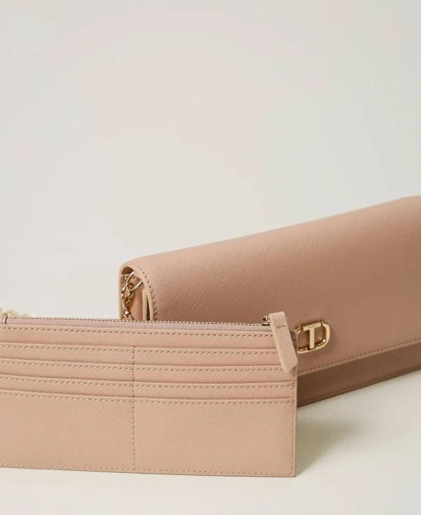 Mini Sacs | Sacs Porté Épaule*TWINSET Milano Mini Sac à Bandoulière Avec Oval T Rose « Peachy Keen »