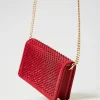 Mini Sacs | Sacs Porté Épaule*TWINSET Milano Mini Sac à Bandoulière En Satin Avec Strass Rouge Vénitien