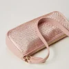 Mini Sacs | Sacs Porté Épaule*TWINSET Milano Mini Sac En Satin Avec Strass Et Oval T Rose « Peachy Keen »