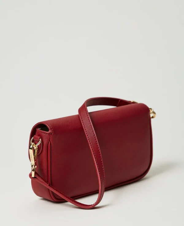 Mini Sacs | Sacs Porté Épaule*TWINSET Milano Mini Sac Porté épaule Avec Oval T Rouge Pompéien