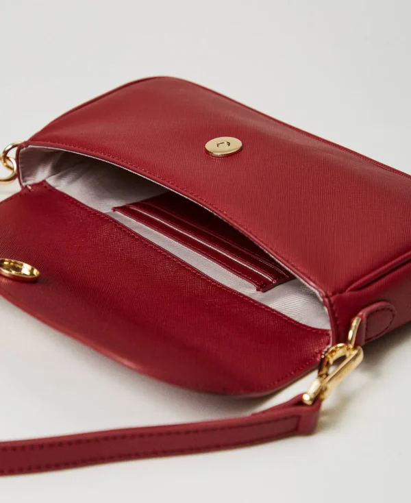 Mini Sacs | Sacs Porté Épaule*TWINSET Milano Mini Sac Porté épaule Avec Oval T Rouge Pompéien