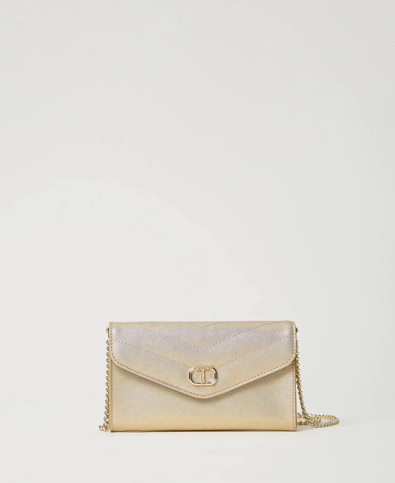 Mini Sacs | Sacs Porté Épaule*TWINSET Milano Mini Sac Pour Téléphone Avec Bandoulière Or Jaune