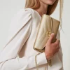 Mini Sacs | Sacs Porté Épaule*TWINSET Milano Mini Sac Pour Téléphone Avec Bandoulière Or Jaune