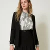 Jupes*TWINSET Milano Mini-jupe Avec Bride Oval T Noir