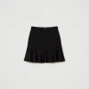 Jupes*TWINSET Milano Mini-jupe Avec Bride Oval T Noir