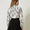 Jupes*TWINSET Milano Mini-jupe Avec Bride Oval T Noir