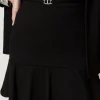Jupes*TWINSET Milano Mini-jupe Avec Bride Oval T Noir