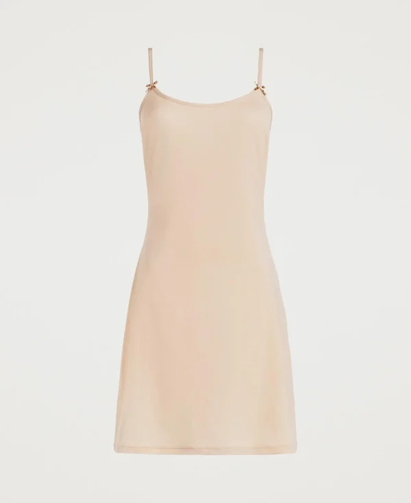 Sous-Vêtements Et Vêtements De Nuit*TWINSET Milano Nuisette Avec Nœuds Rose Skin
