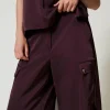 Pantalons Cargo*TWINSET Milano Pantalon Cargo En Satin Potent Purple
