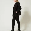 pantalon_cigarette_avec_l_2.webp Pantalons Droits Et Cigarette*TWINSET Milano Pantalon Cigarette Avec élastique Noir