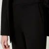pantalon_cigarette_avec_l_4.webp Pantalons Droits Et Cigarette*TWINSET Milano Pantalon Cigarette Avec élastique Noir