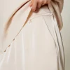 Pantalons Droits Et Cigarette*TWINSET Milano Pantalon Cigarette En Satin Rose Cloud Pink