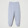 pantalon_de_jogging_en_mo_1-2.webp Pantalons Et Jeans*TWINSET Milano Pantalon De Jogging En Molleton Gris Mélangé Clair