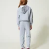 pantalon_de_jogging_en_mo_4-2.webp Pantalons Et Jeans*TWINSET Milano Pantalon De Jogging En Molleton Gris Mélangé Clair