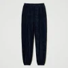 pantalon_de_jogging_en_ve_1.webp Pantalons De Jogging*TWINSET Milano Pantalon De Jogging En Velours Bleu Blackout