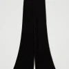 pantalon_en_maille_plisse_1.webp Pantalons Larges Et Palazzo*TWINSET Milano Pantalon En Maille Plissée Noir