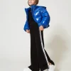 pantalon_palazzo_en_molle_2-1.webp Pantalons Et Jeans*TWINSET Milano Pantalon Palazzo En Molleton Avec Logo Noir