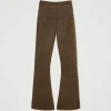 Pantalons Élégants | Pantalons Évasés*TWINSET Milano Pantalon évasé En Maille Avec Lurex Bicolore Fondant/Or Foncé