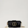 Sacs Porté Épaule | Sacs À Bandoulière*TWINSET Milano Petit Sac à Bandoulière «Amie» En Velours Brodé Noir