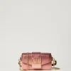 Mini Sacs | Sacs Porté Épaule*TWINSET Milano Petit Sac à Bandoulière «Amie» En Cuir Dégradé Rouge Pompéien