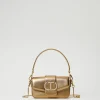 Mini Sacs | Sacs Porté Épaule*TWINSET Milano Petit Sac à Bandoulière «Amie» En Cuir Or Jaune