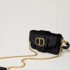 Sacs Porté Épaule | Sacs À Bandoulière*TWINSET Milano Petit Sac à Bandoulière «Amie» En Velours Brodé Noir