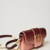 Mini Sacs | Sacs Porté Épaule*TWINSET Milano Petit Sac à Bandoulière «Amie» En Cuir Dégradé Rouge Pompéien
