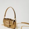 Mini Sacs | Sacs Porté Épaule*TWINSET Milano Petit Sac à Bandoulière «Amie» En Cuir Or Jaune
